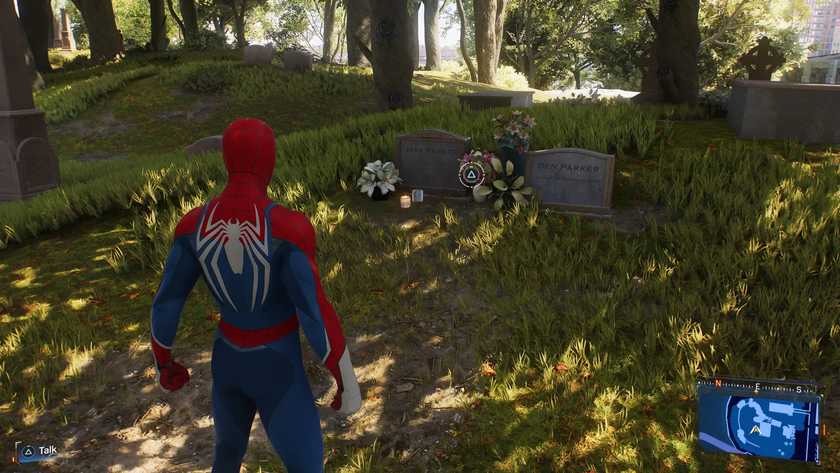 Dove trovare la tomba di zia May in Marvel's Spider-Man 2 per sbloccare il trofeo Fa' la cosa giusta