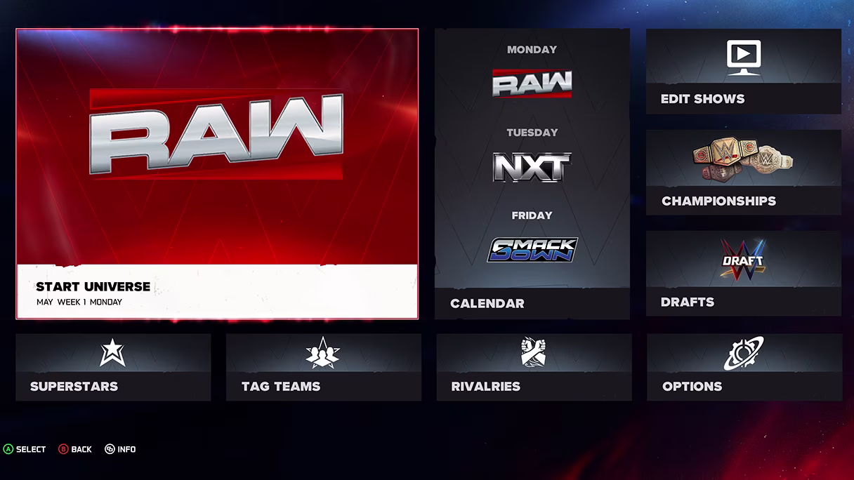 WWE 2K26: guida completa alla Modalità Universo e al WWE Draft