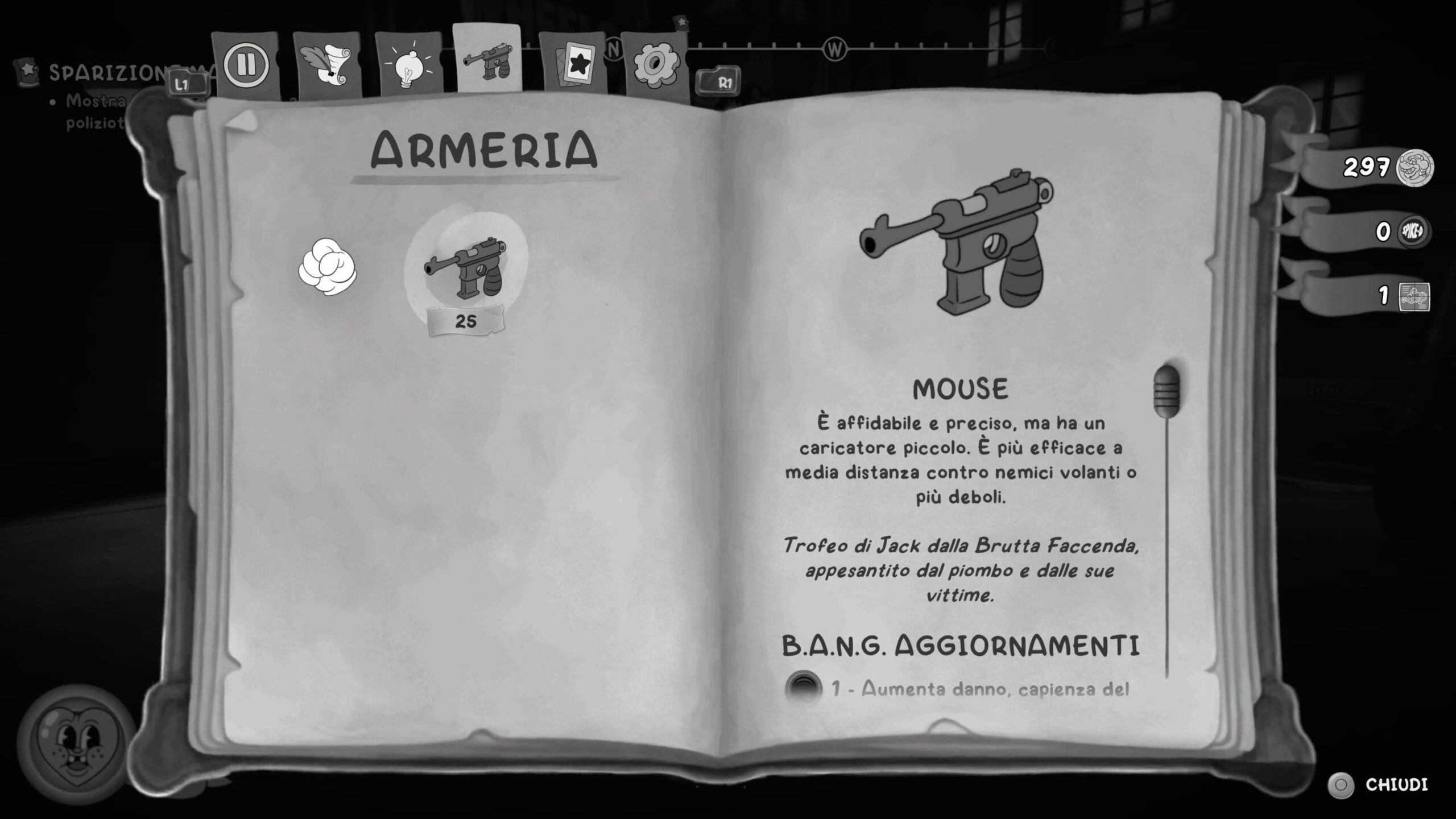 Mouse: P.I. For Hire, guida al trofeo Tutti amano un Fucile a Raggi e come sbloccare l'X1 D-Rattizzatore