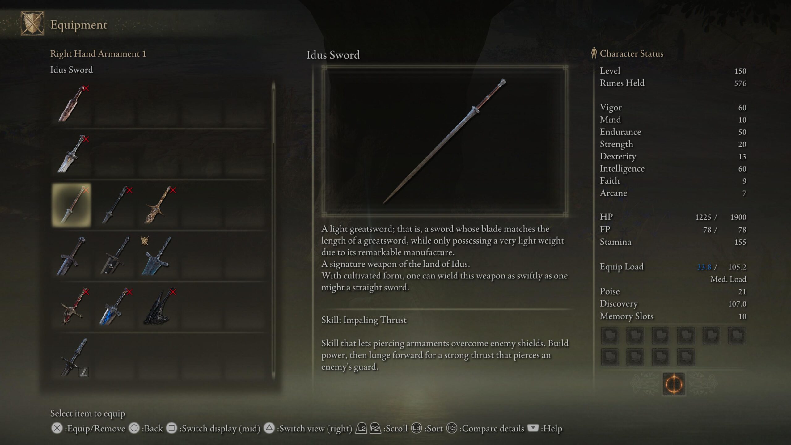 Posizione della Spada di Idus a Liurnia in Elden Ring Tarnished Edition
