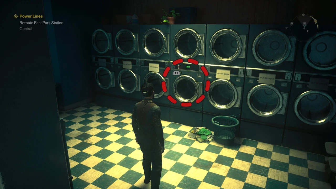 CONTROL Resonant: enigma delle lavatrici, soluzione di Wear’Em & Wash’Em