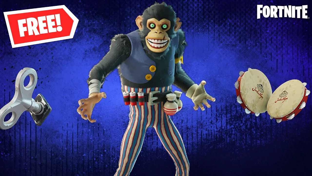 Jack-A-Nape costume scimmia di Fortnitemares 2026