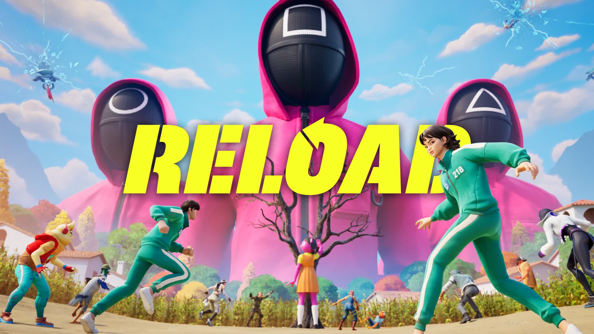 Fortnite Reload 42.40, immagine ufficiale dedicata a Squid Grounds