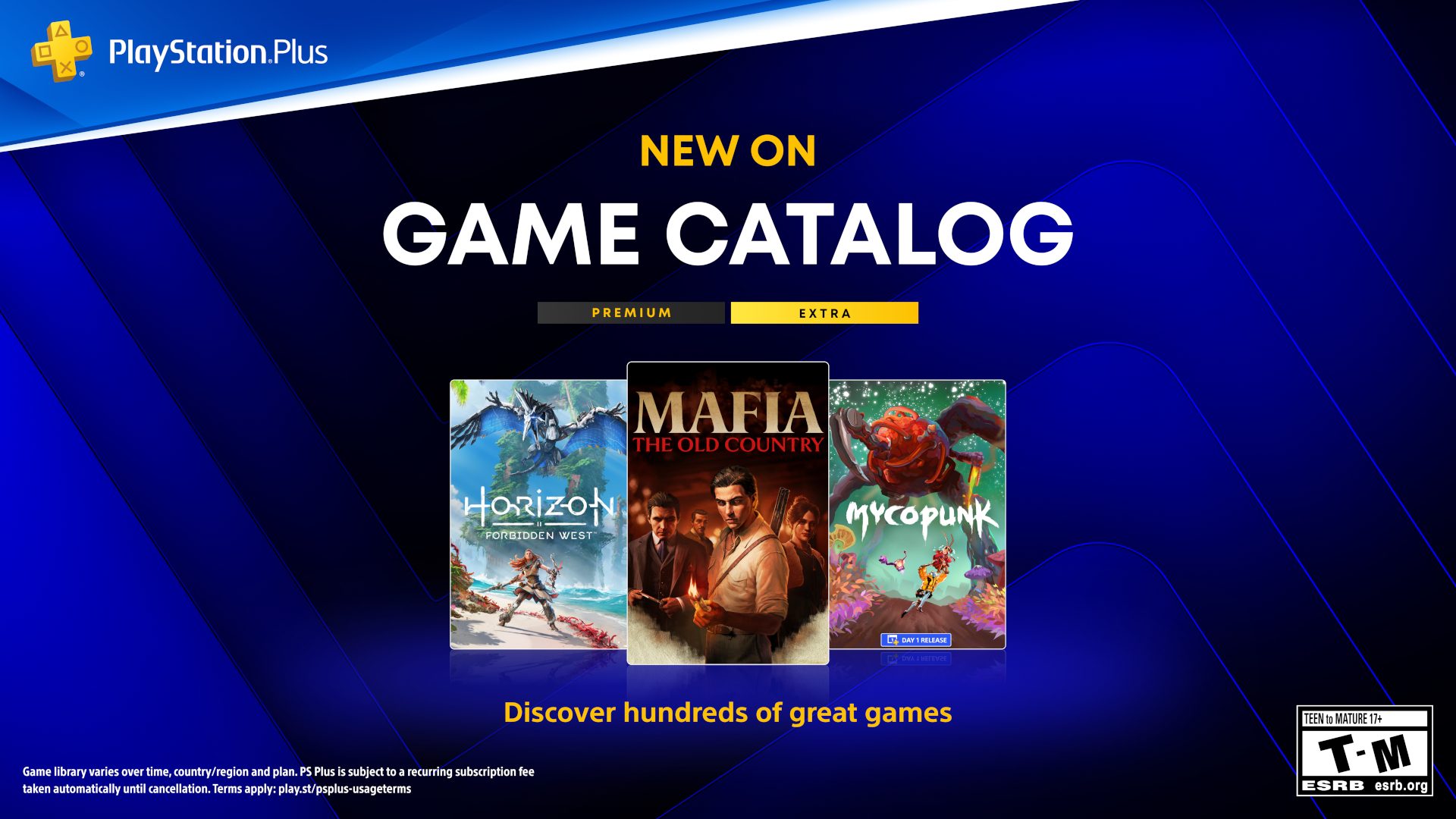 Catalogo Giochi PlayStation Plus di ottobre 2026 con Mafia The Old Country, Horizon Forbidden West e Mycopunk