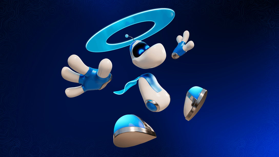 Rayman con il costume di Astro Bot in Rayman Legends Retold, immagine ufficiale PlayStation