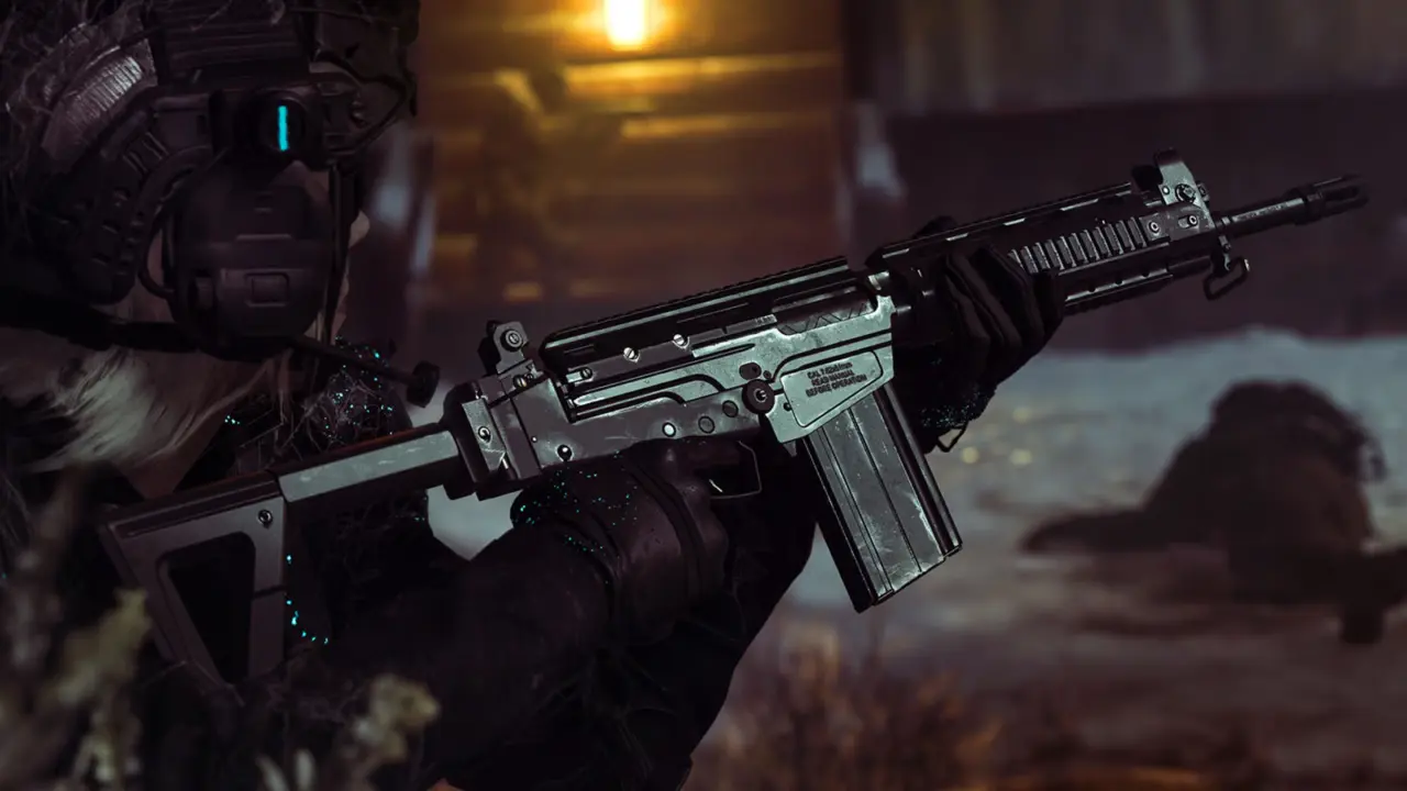 Fucile d'assalto TR51 Para in primo piano in Warzone Stagione 6